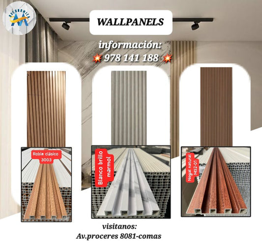 WALL PANEL PVC PARA DECORAR PAREDES