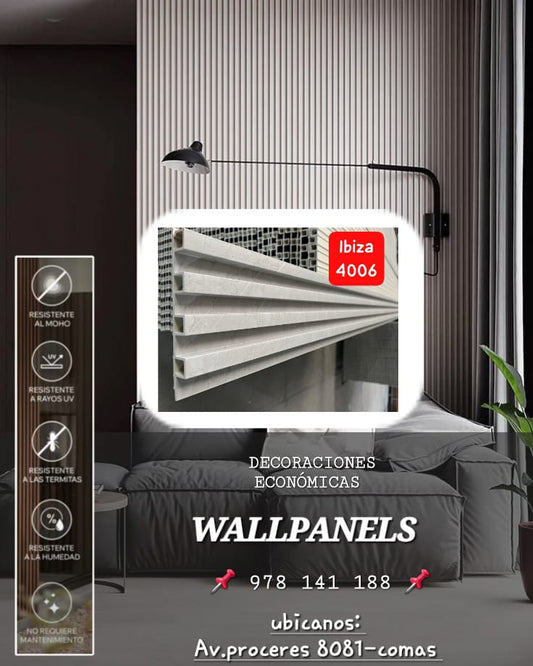 WALL PANEL PVC PARA INTERIORES