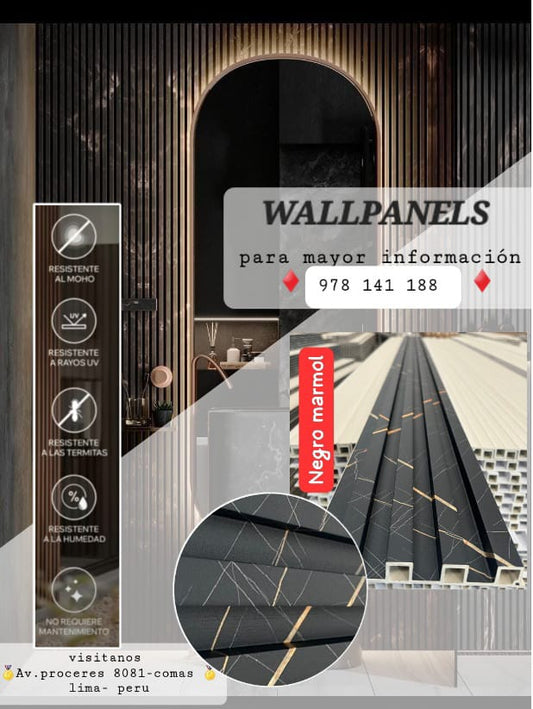 WALL PANEL PVC PARA DECORAR PAREDES