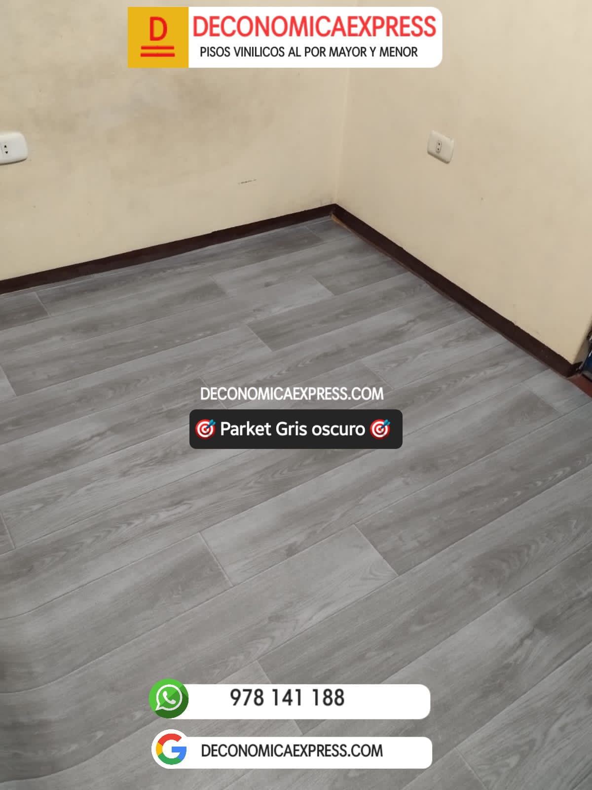 PISO🔎 GRIS OSCURO 🔍 INNOVA TU HOGAR