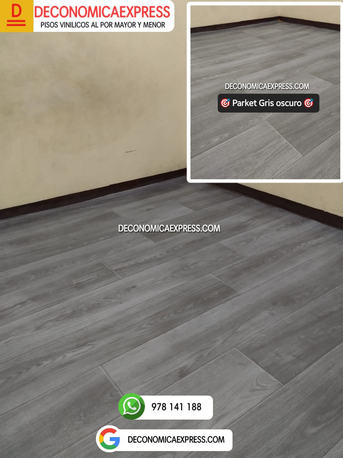 PISO🔎 GRIS OSCURO 🔍 INNOVA TU HOGAR